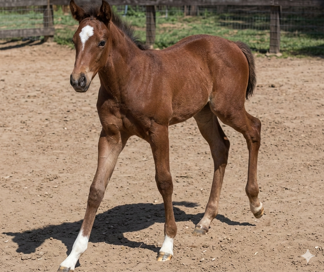 Brown Horse Brown Horse named Hope